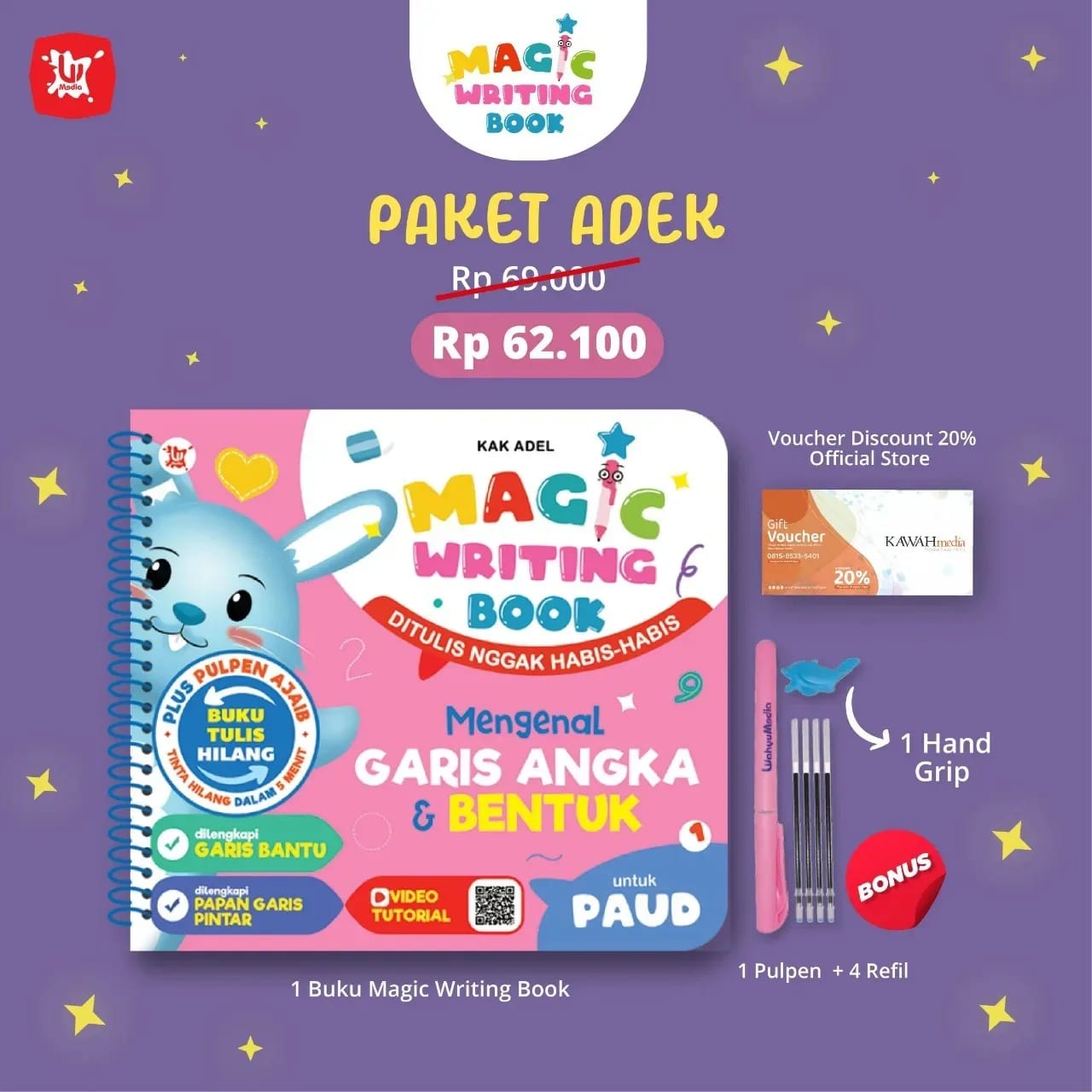 PO Magic Writing Book