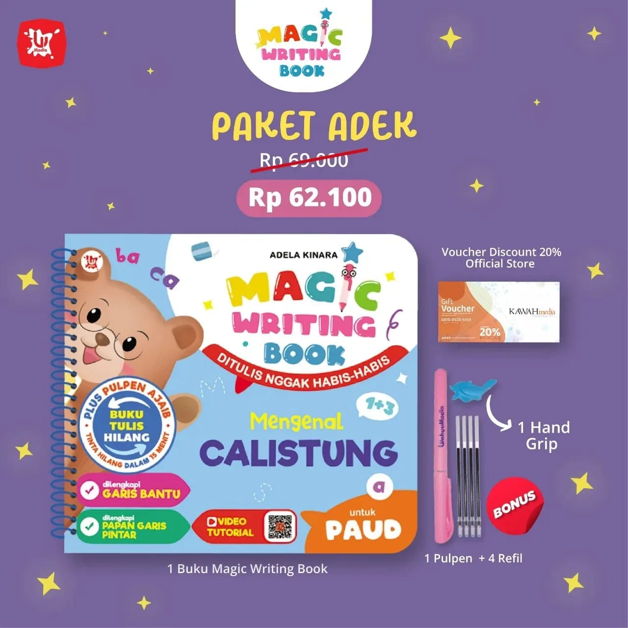 PO Magic Writing Book