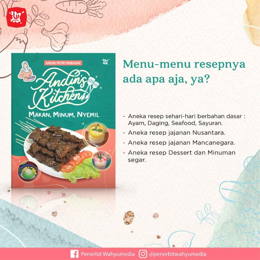 menu-menu apa saja dalam buku resep Andins Kitchen